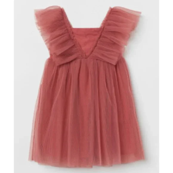strapless open back dress Buy HOP Baby Girls Red Rosette Detailed Party Dress from Westside